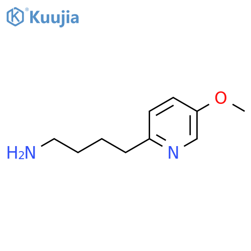 4-(5-methoxypyridin-2-yl)butan-1-amine structure