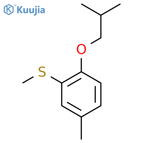2-iso-Butoxy-5-methylphenyl methyl sulfide structure