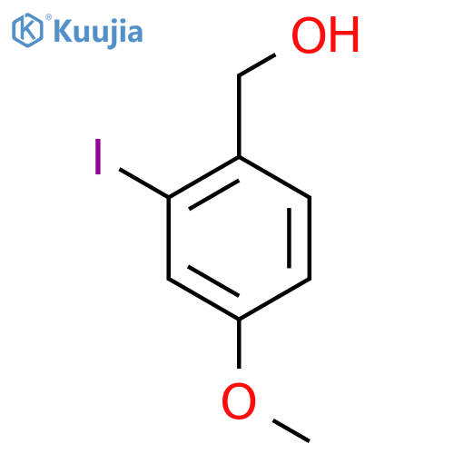 (2-Iodo-4-methoxyphenyl)methanol structure