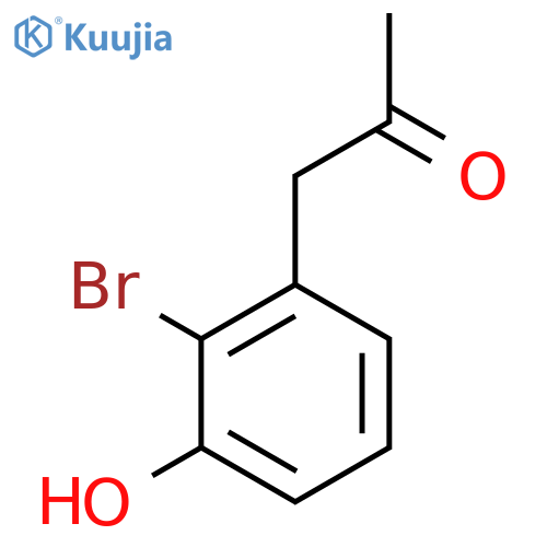 1-(2-Bromo-3-hydroxyphenyl)propan-2-one structure