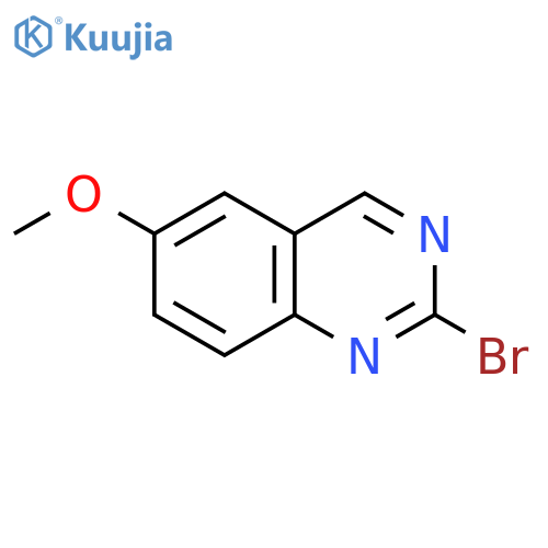 2-BROMO-6-METHOXYQUINAZOLINE structure