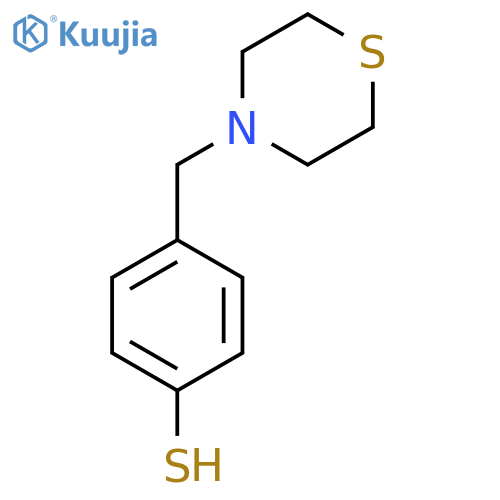 4-(Thiomorpholinomethyl)benzenethiol structure