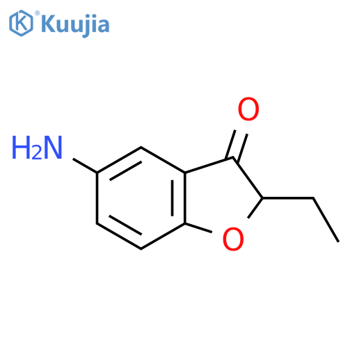 5-Amino-2-ethyl-2,3-dihydro-1-benzofuran-3-one structure