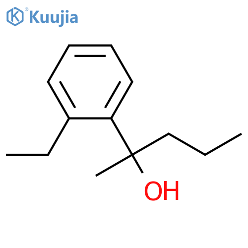 2-(2-ethylphenyl)pentan-2-ol structure