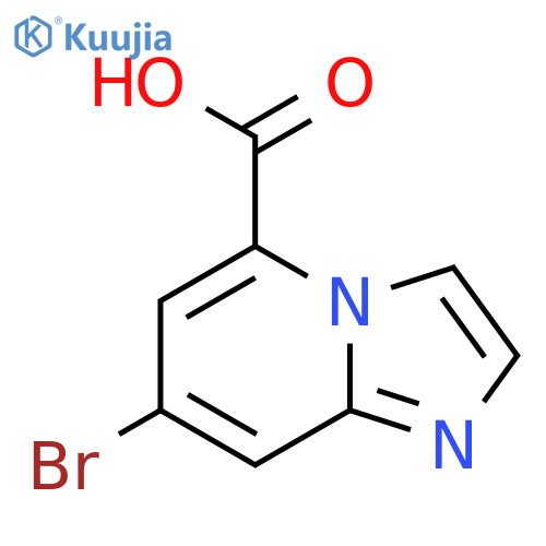 7-Bromoimidazo[1,2-a]pyridine-5-carboxylic acid structure