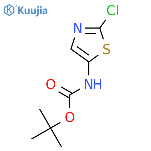 tert-Butyl (2-chlorothiazol-5-yl)carbamate structure