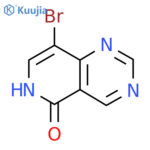 8-bromo-5H,6H-pyrido4,3-dpyrimidin-5-one structure