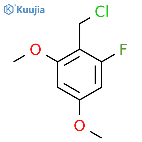 2,4-Dimethoxy-6-fluorobenzyl chloride structure