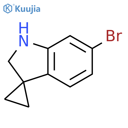 6'-bromo-1',2'-dihydrospiro[cyclopropane-1,3'-indole] structure