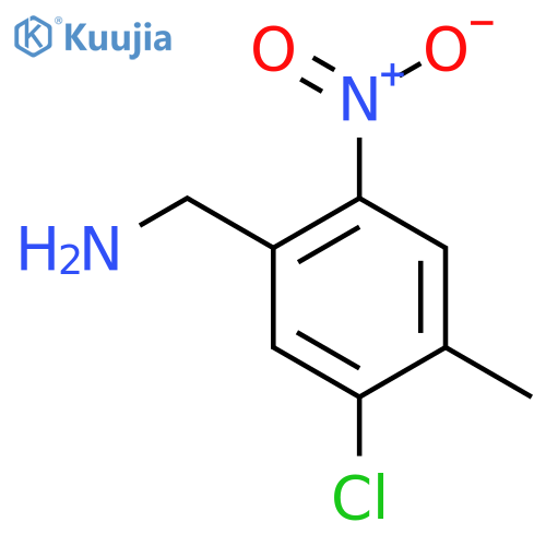 5-Chloro-4-methyl-2-nitrobenzylamine structure