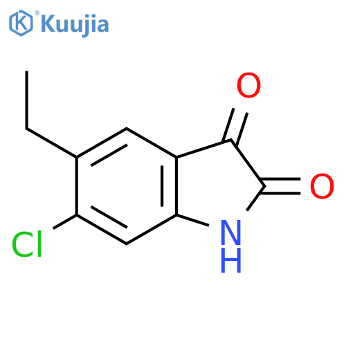 6-Chloro-5-ethylisatin structure