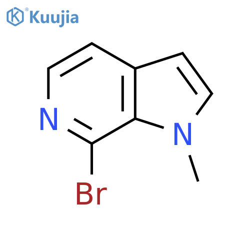 7-bromo-1-methyl-1H-pyrrolo[2,3-c]pyridine structure