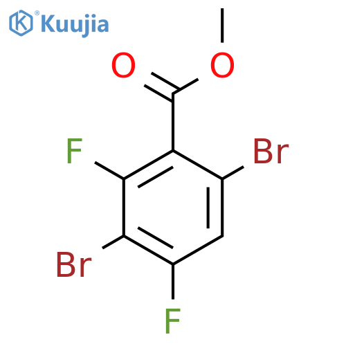 Methyl 3,6-dibromo-2,4-difluorobenzoate structure