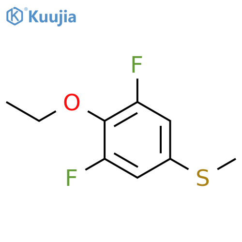 2-ethoxy-1,3-difluoro-5-methylsulfanylbenzene structure