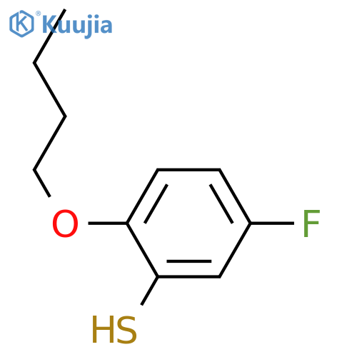 2-butoxy-5-fluorobenzenethiol structure