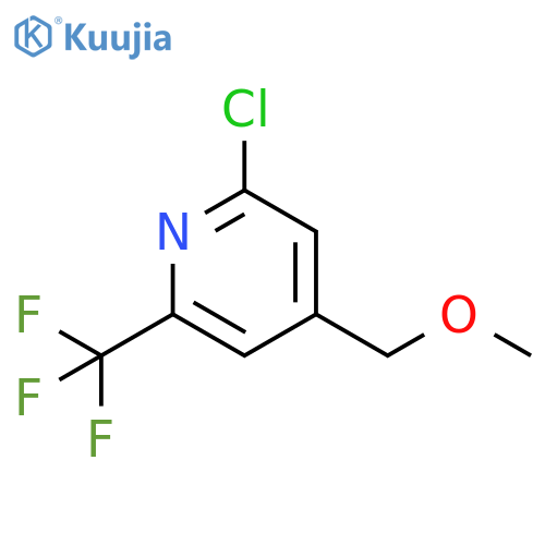 2-chloro-4-(methoxymethyl)-6-(trifluoromethyl)pyridine structure