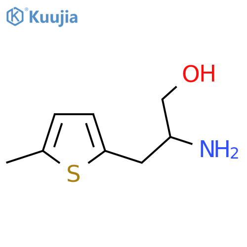 2-amino-3-(5-methylthiophen-2-yl)propan-1-ol structure