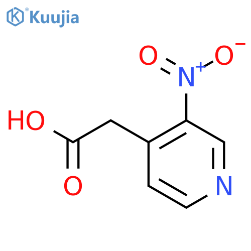 2-(3-Nitropyridin-4-yl)acetic acid structure
