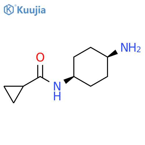 Cyclopropanecarboxamide, N-(cis-4-aminocyclohexyl)- structure