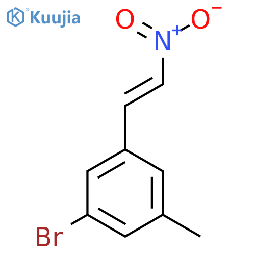 1-bromo-3-methyl-5-(2-nitroethenyl)benzene structure