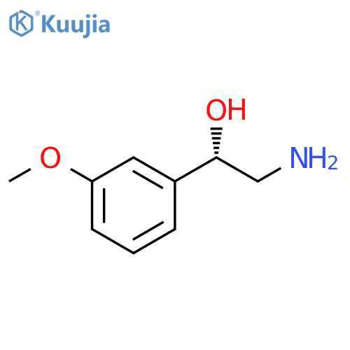 (1S)-2-amino-1-(3-methoxyphenyl)ethan-1-ol structure
