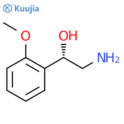 (1S)-2-amino-1-(2-methoxyphenyl)ethan-1-ol structure