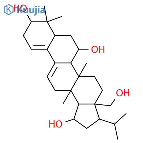 25-Nor-5(10),9(11)-fernadiene-3,7,19,24,28-pentol; (ent-3α,7α,19β)-form, Δ1(10)-Isomer (5αH), 24-deoxy structure