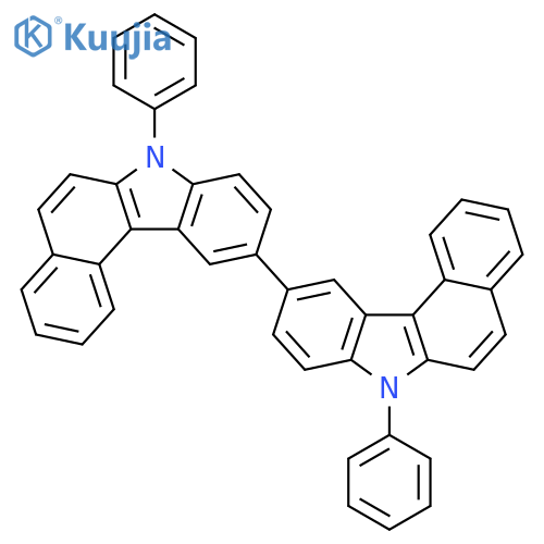 10,10'-Bi-7H-benzo[c]carbazole, 7,7'-diphenyl- structure