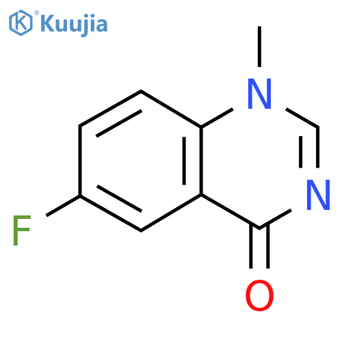6-Fluoro-1-methylquinazolin-4(1H)-one structure