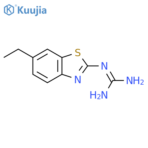 N-(6-Ethyl-1,3-benzothiazol-2-yl)guanidine structure