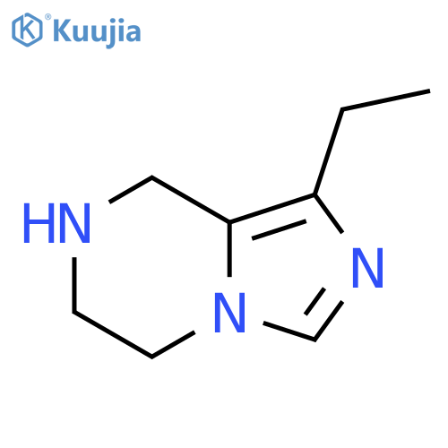 Imidazo[1,5-a]pyrazine, 1-ethyl-5,6,7,8-tetrahydro- structure