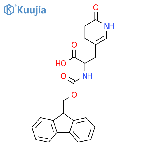 2-(Fmoc-amino)-3-(6-oxo-1,6-dihydro-3-pyridyl)propanoic Acid structure