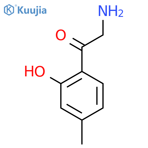 2-amino-1-(2-hydroxy-4-methylphenyl)ethan-1-one structure