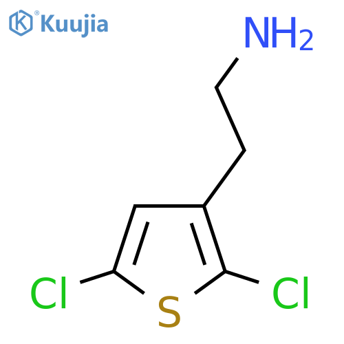 2-(2,5-dichlorothiophen-3-yl)ethan-1-amine structure