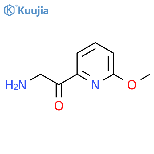 2-Amino-1-(6-methoxypyridin-2-yl)ethan-1-one structure
