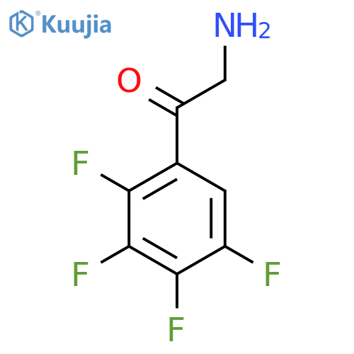 2-amino-1-(2,3,4,5-tetrafluorophenyl)ethan-1-one structure