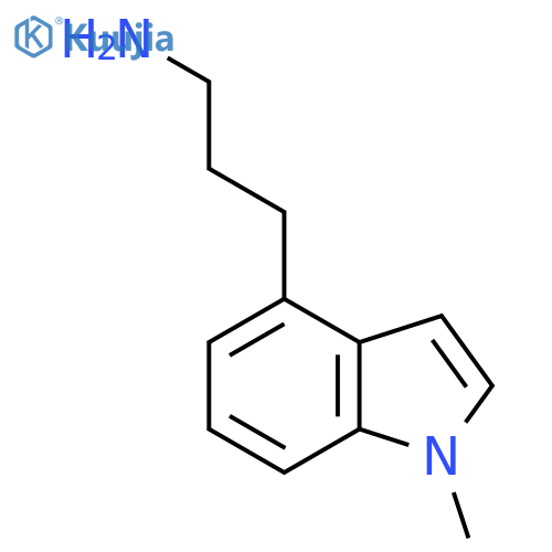 3-(1-Methyl-1H-indol-4-yl)propan-1-amine structure