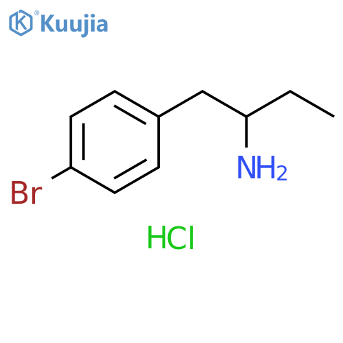 1-(4-bromophenyl)butan-2-amine hydrochloride structure