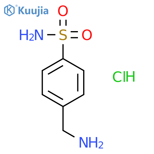 4-(Aminomethyl)benzenesulfonamide hydrochloride structure