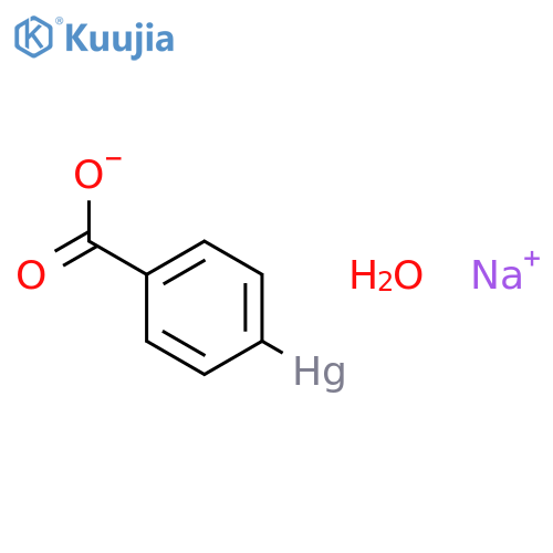 Mercurate(1-),(4-carboxylatophenyl)hydroxy-, sodium (1:1) structure