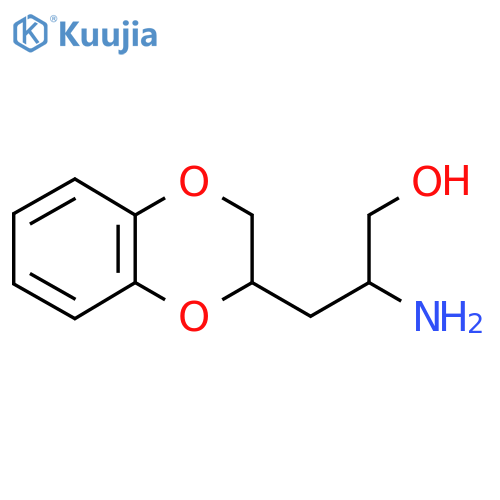 2-amino-3-(2,3-dihydro-1,4-benzodioxin-2-yl)propan-1-ol structure