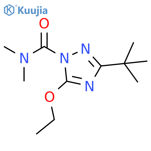 1H-1,2,4-Triazole-1-carboxamide,3-(1,1-dimethylethyl)-5-ethoxy-N,N-dimethyl- structure