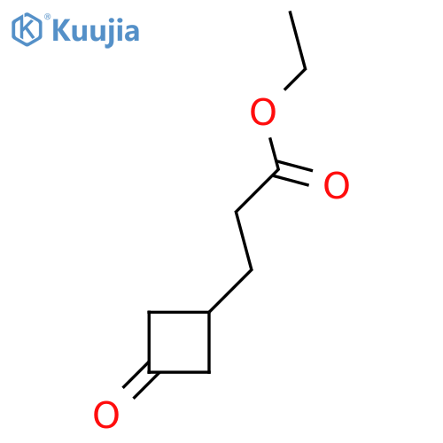 Ethyl 3-(3-oxocyclobutyl)propanoate structure