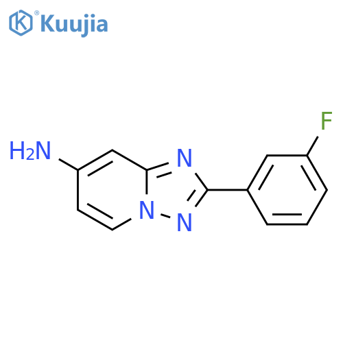 2-(3-Fluorophenyl)-[1,2,4]triazolo[1,5-a]pyridin-7-amine structure
