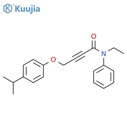 2-Butynamide, N-ethyl-4-[4-(1-methylethyl)phenoxy]-N-phenyl- structure