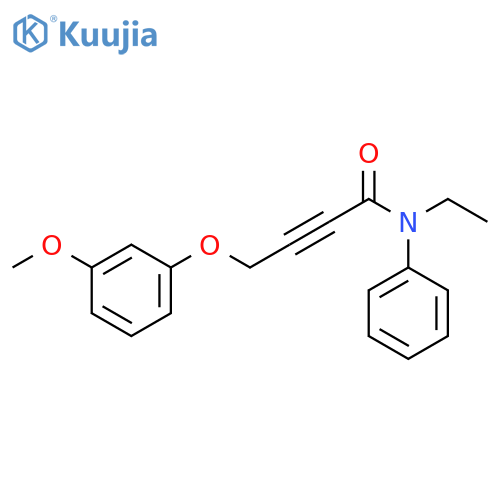 2-Butynamide, N-ethyl-4-(3-methoxyphenoxy)-N-phenyl- structure