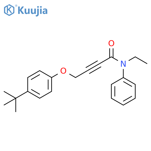 2-Butynamide, 4-[4-(1,1-dimethylethyl)phenoxy]-N-ethyl-N-phenyl- structure