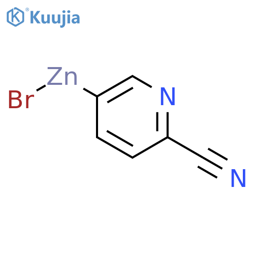 (6-Cyanopyridin-3-yl)zinc bromide, 0.25 M in THF structure