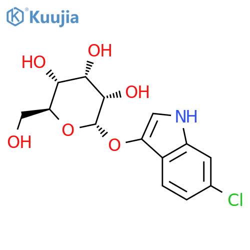 6-Chloro-3-indolyl-β-D-galactopyranoside structure