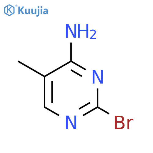 2-Bromo-5-methylpyrimidin-4-amine structure
